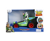 Toy Story RC buggy with Buzz Lightyear figure shown in front packaging