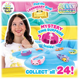 Jelly Cakes Chillin Cakes XL mystery ring collection graphic showing assorted rings and 24 designs to collect