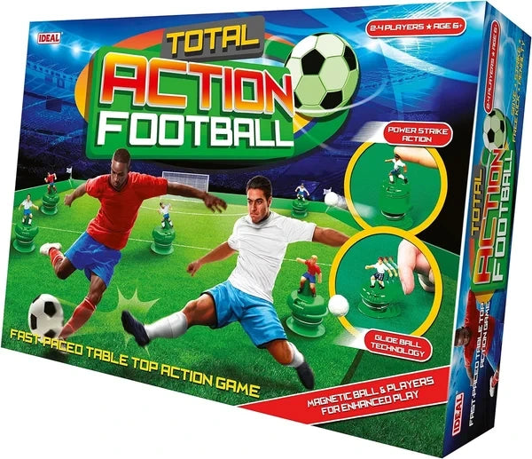 John Adams Total Action Football 5-a-Side box viewed from the right with Power Strike Action and Glide Ball Technology shown on the front
