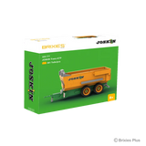 BRIXIES Plus Joskin Trans-KTP building set in its green JOSKIN branded retail box with the completed tipping trailer pictured on the front