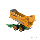 BRIXIES Plus Joskin Trans-KTP with the orange tipping body raised above the green tandem axle chassis