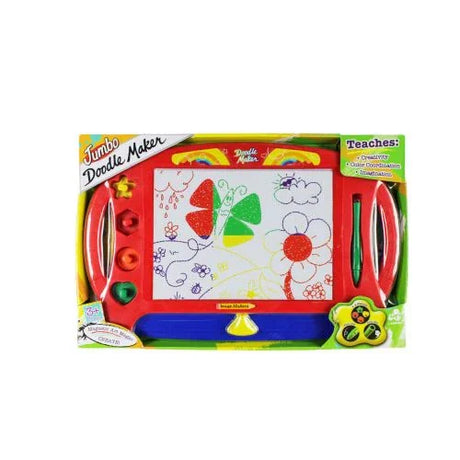 Retail packaging of Jumbo Doodle Maker showing full board and accessories – Ireland