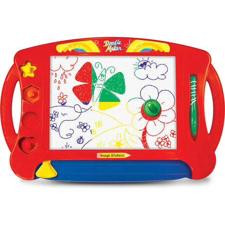 Close-up of Jumbo Doodle Maker with colourful butterfly and flower drawings – Ireland