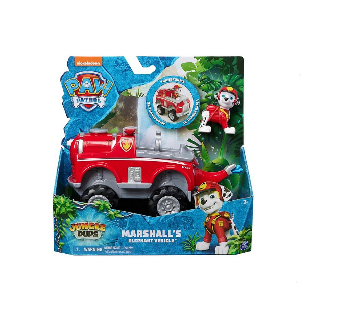 Paw Patrol Jungle Pups Marshall's Elephant Vehicle