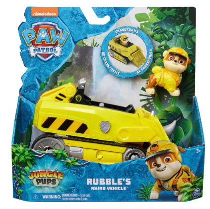 Paw Patrol Jungle Pups Rubbles Rhino Vehicle