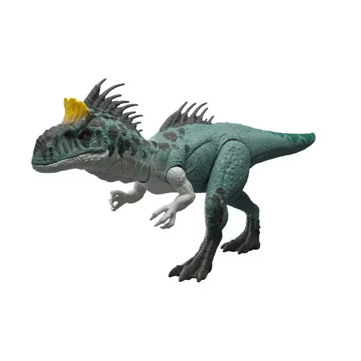 Jurassic World Wild Roar Cryolophosaurus left side view