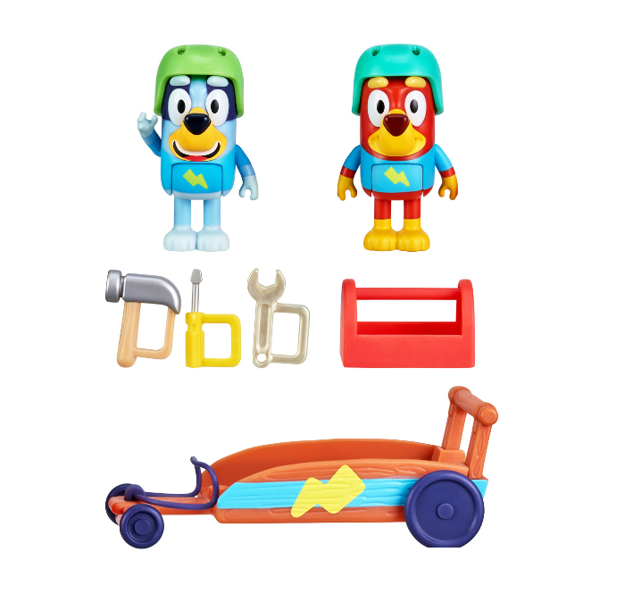 Bluey Rusty & Bluey's Go - Kart