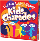 Brightly coloured Cheatwell Kids Charades game box showing family acting game edition in Ireland