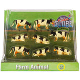 Boxed Kids Globe 1:87 black and white cows 8 pack