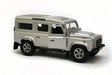 Kids Globe Land Rover Defender silver 1:32 scale toy vehicle side view with doors open Ireland