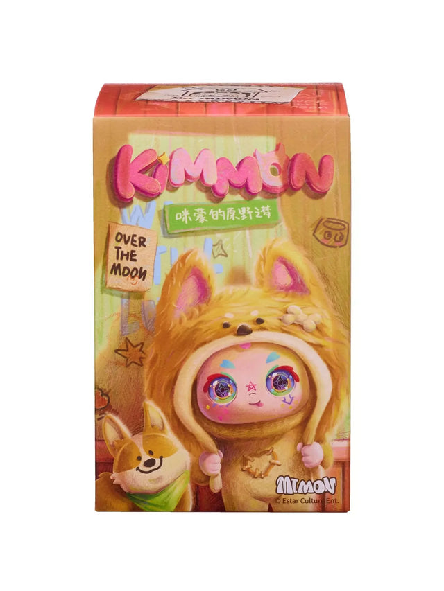 Kimmon Dreams of the Wilderness mystery box packaging with illustrated plush character wearing animal-themed costume