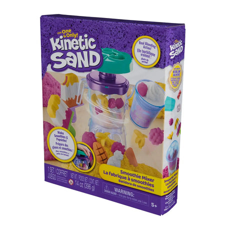 Kinetic Sand Smoothie Mixer box shown at an angle