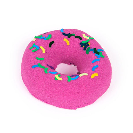 Kinetic Sand Surprise Takeout Treats pink doughnut shape with coloured sprinkles