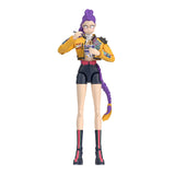 KPop Demon Hunters HUNTR/X Rumi Action Figure holding chopsticks and a ramyeon cup in her How It's Done outfit
