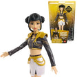 KPop Demon Hunters HUNTR/X Zoey Singing Doll in her Golden outfit beside the retail packaging