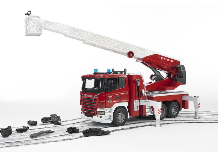 Bruder Scania R-Series Fire Engine with Water Pump