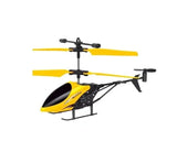 Close-up of yellow Lead Honor RC helicopter rotors and body detail – Ireland