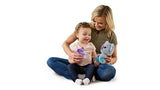 Adult and toddler sitting on floor holding LeapFrog Cuddle & Learn Koalas plush toys
