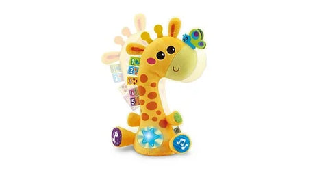 LeapFrog Dancing Colours Giraffe plush toy with light-up star and wiggle motion shown on white background – Ireland.