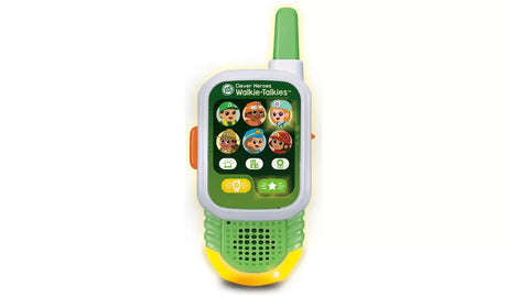 Green LeapFrog Hero Helpers walkie-talkie with hero buttons and push-to-talk control – Ireland.