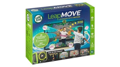 LeapFrog LeapMove educational motion gaming console retail packaging – Ireland.