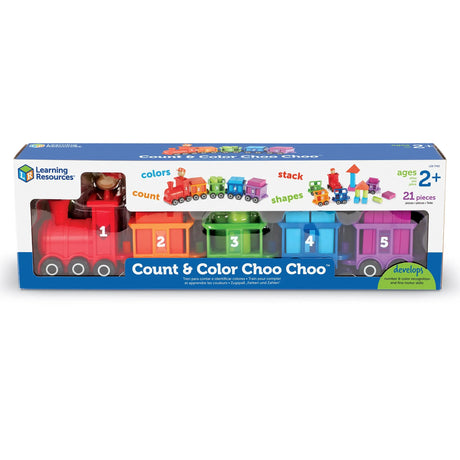Learning Resources Count and Colour Choo Choo retail box