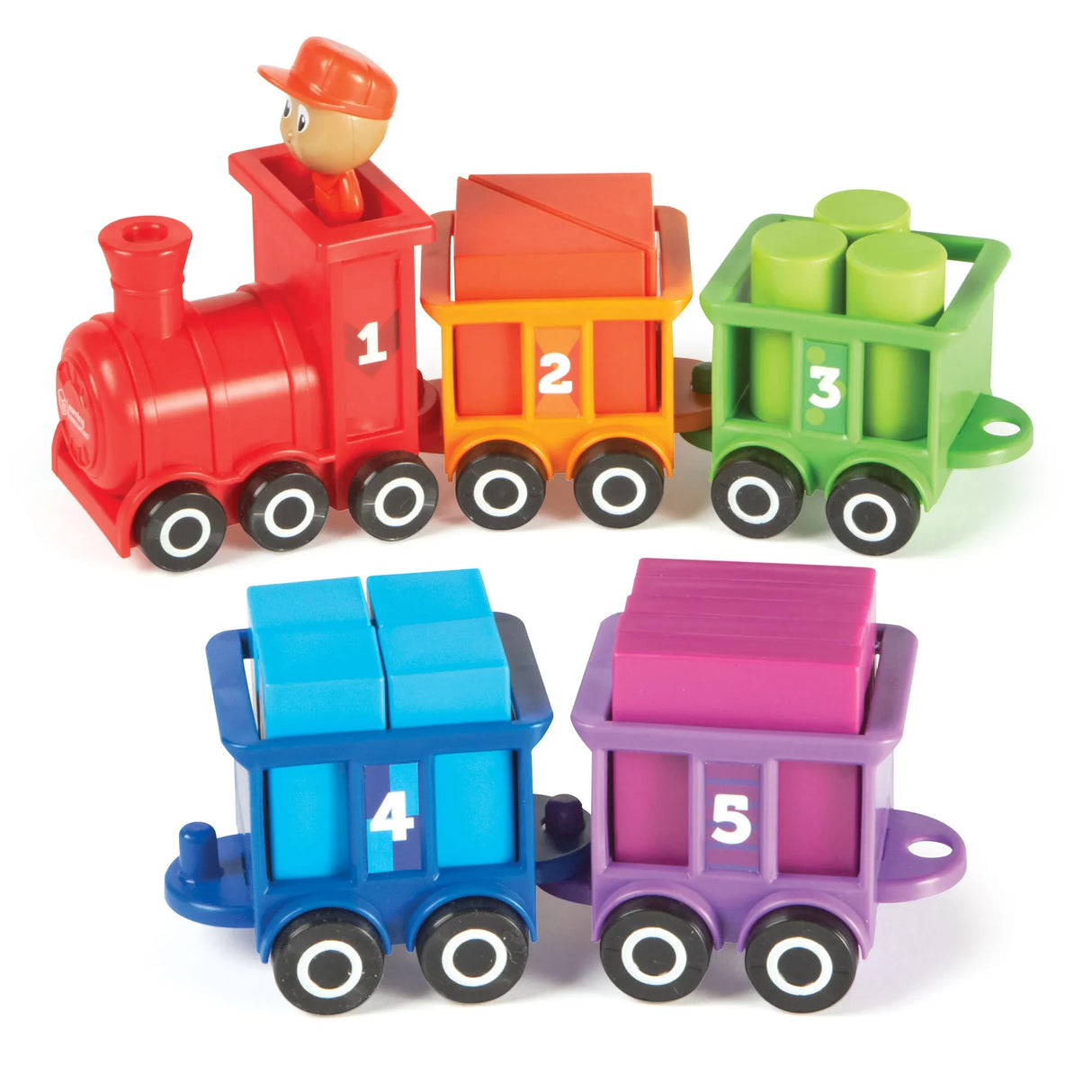 Learning Resources Count and Colour Choo Choo engine and wagons