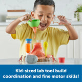 Child using Learning Resources Fizzy Volcano Preschool Science Lab