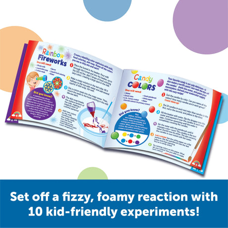Learning Resources Fizzy Volcano Preschool Science Lab experiment guide