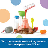 Learning Resources Fizzy Volcano Preschool Science Lab foaming volcano experiment