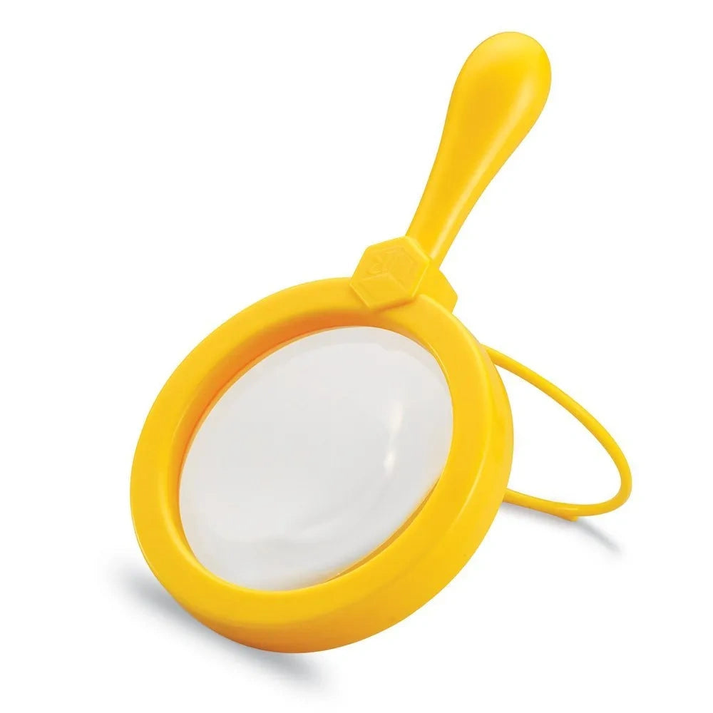 Yellow Learning Resources Jumbo Magnifier with built in stand