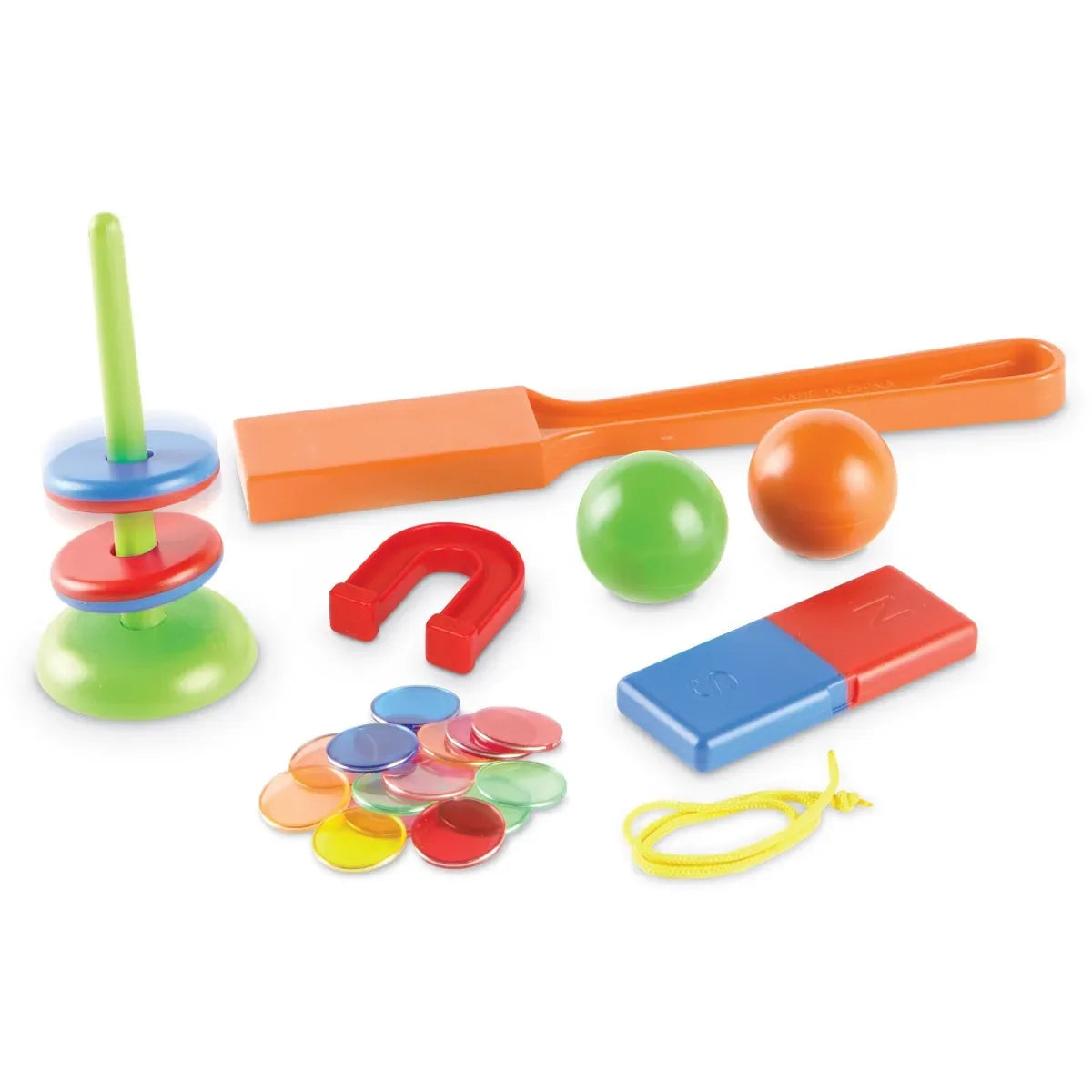 Contents of Learning Resources Magnet Movers set with magnets and counters – Ireland