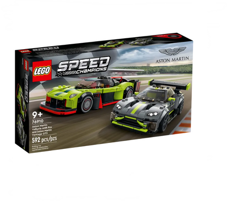 Lego Speed Champions Aston Martin Valkyrie AMR Pro and Aston Martin Vantage GT3 - 76910