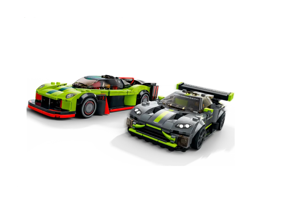 Lego Speed Champions Aston Martin Valkyrie AMR Pro and Aston Martin Vantage GT3 - 76910