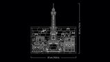 LEGO Architecture Paris City of Love model dimensions showing a height of 30 cm and width of 27 cm