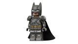 LEGO Batman armoured minifigure with black cape and printed suit detail from Batmobile 76331 set