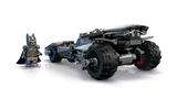 LEGO Batman Batman v Superman Batmobile 76331 rear view showing large back tyres, engine detail and Batman minifigure