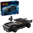 LEGO Batman The Batman Batmobile 76332 set showing black Batmobile model with Batman minifigure and retail box