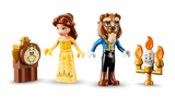 LEGO Belle, Beast, Lumière and Cogsworth figures from the Enchanted Castle set