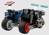 LEGO Marvel 76260 side view of motorcycles with blasters and accessories Ireland