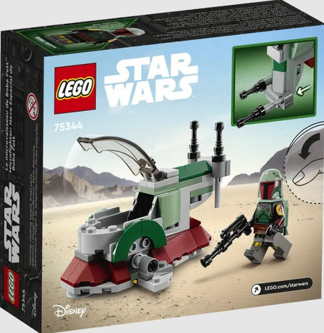 LEGO Boba Fett's Starship Microfighter 75344 Box Back View Ireland