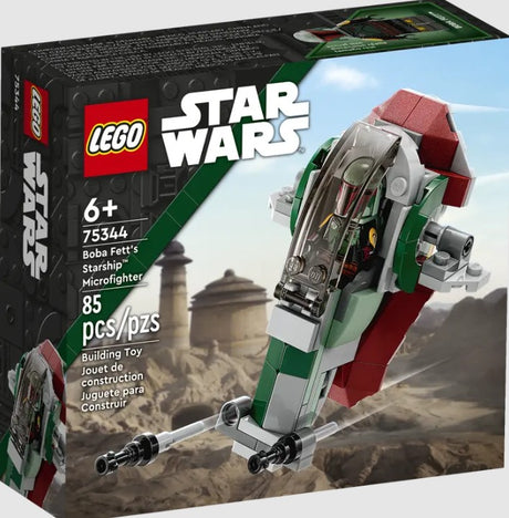 LEGO Star Wars Boba Fett's Starship Microfighter 75344 Box Front Ireland