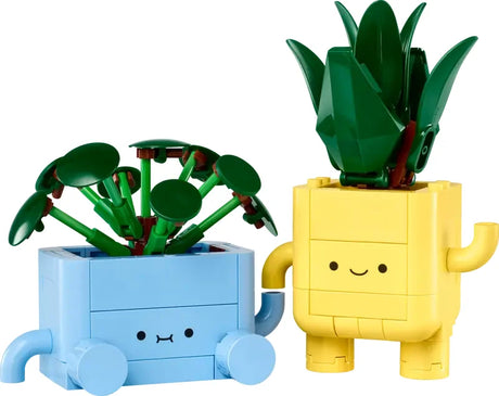 LEGO Botanicals Happy Plants 10349 blue and yellow plant pots toy set Ireland