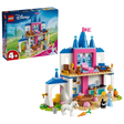 LEGO Cinderella Animal Friends Castle box shown with the completed castle, figures and animal figures