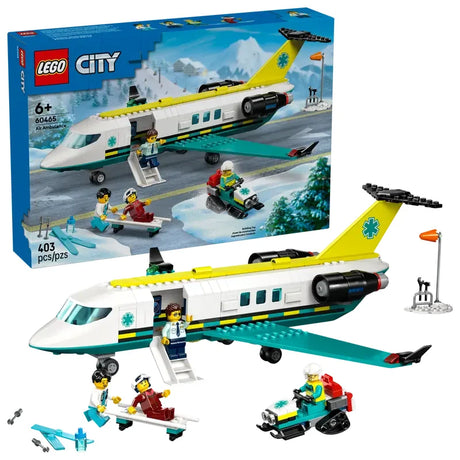 LEGO City Emergency Air Ambulance Airplane 60645 box and complete medical rescue set Ireland