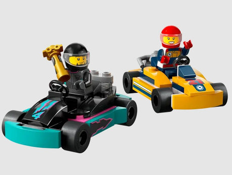 LEGO City Go-Karts and Race Drivers set 60400 with two go-karts and minifigures in Ireland