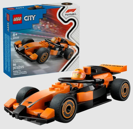 LEGO City 60442 F1 McLaren Race Car with box packaging Ireland