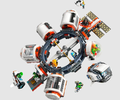 LEGO City Modular Space Station 60433 orbit ring with space modules and astronauts in Ireland