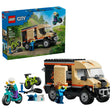 LEGO City Mountain Bike Adventure Van box with built van, bikes, minifigures and accessories