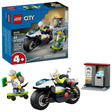LEGO CITY Police Motorcycle Chase 60455 box with included toy pieces Ireland